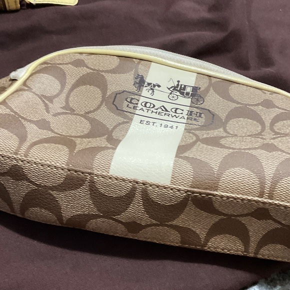 Coach Brown and Cream Tote Bag Set - Picture 3 of 12